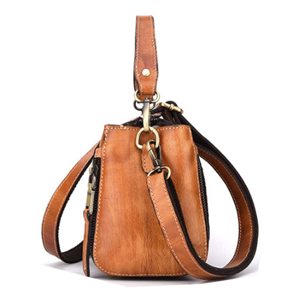 Small Leather Shoulder Bag Crossbody Pack T1173
