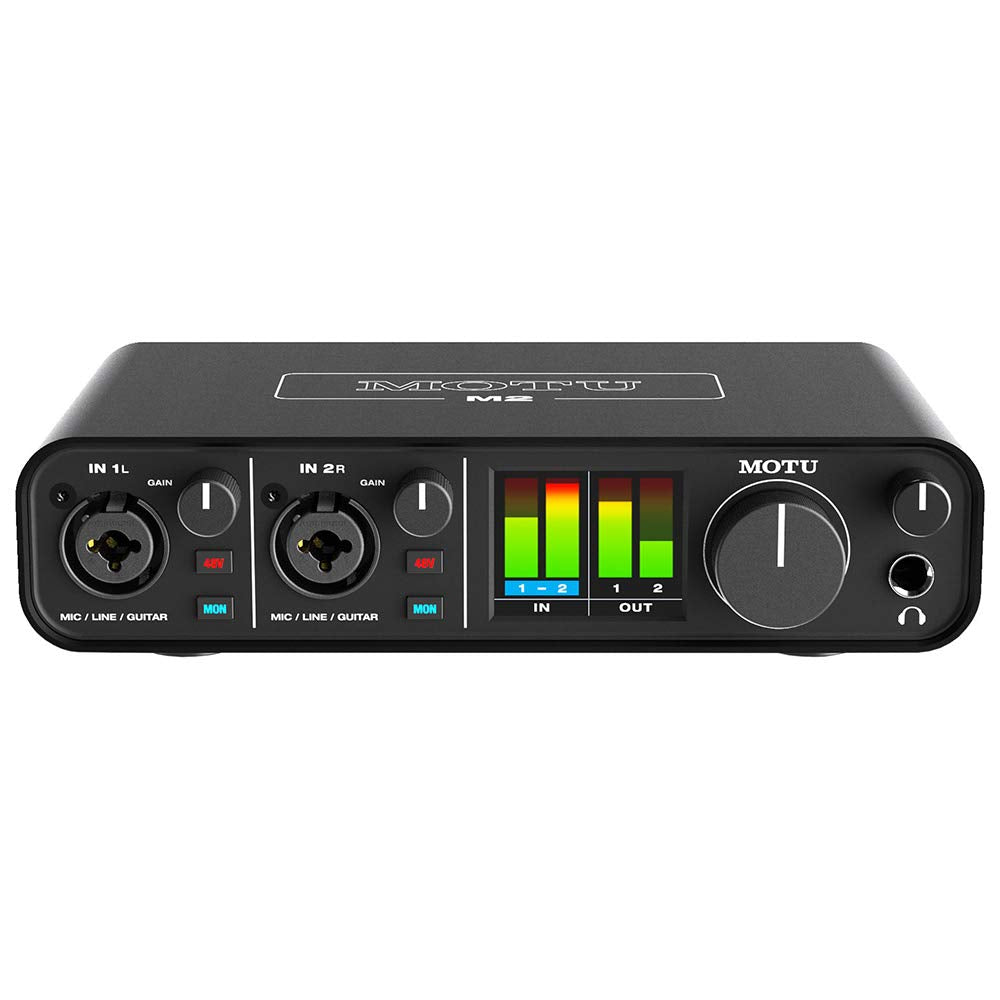 2x2 USB-C Audio Interface with XLR-XLR Cable Bundle U136
