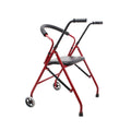 Lightweight Folding Aluminum Rollator Walker with Seat J39764