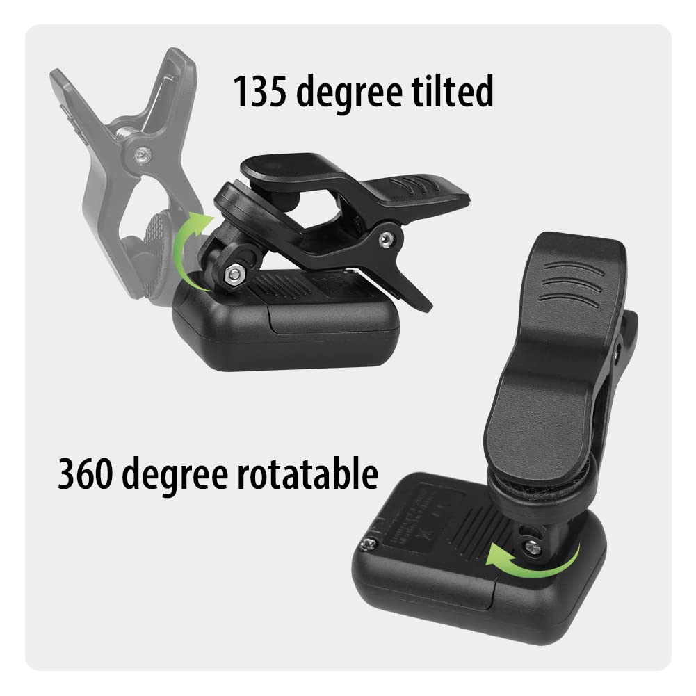Clip on Chromatic Tuner 4PCS Black B70744