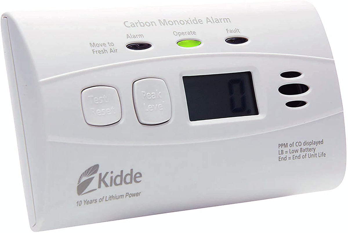Carbon Monoxide Detector with 10-Year Battery, Digital Display, 2 Pack L990