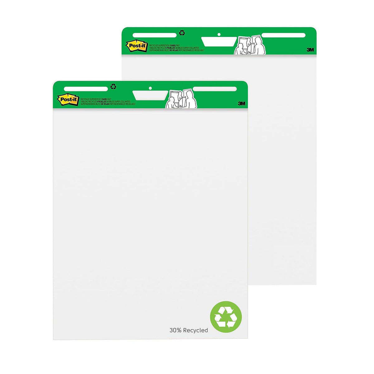Self-Stick Easel Pad, 30 Sheets, 25-Inch x 30-Inch, White V2469
