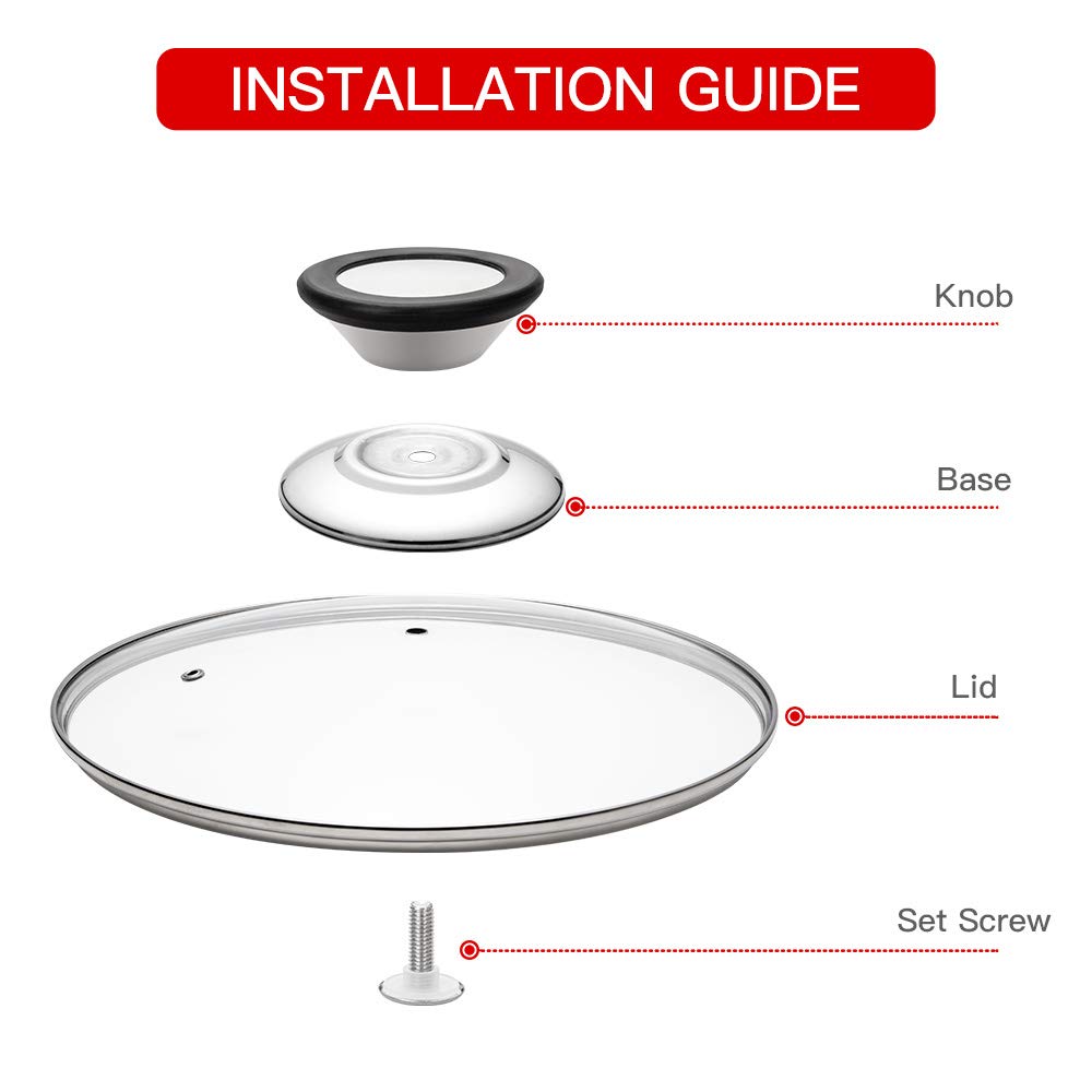 Glass Lid for Frying Pan 9.5"/24cm K94696