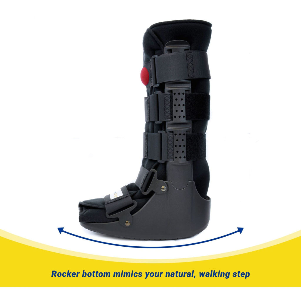 Tall CAM Walker Boot + Ankle & Foot Ice Pack Cold Wrap T567615