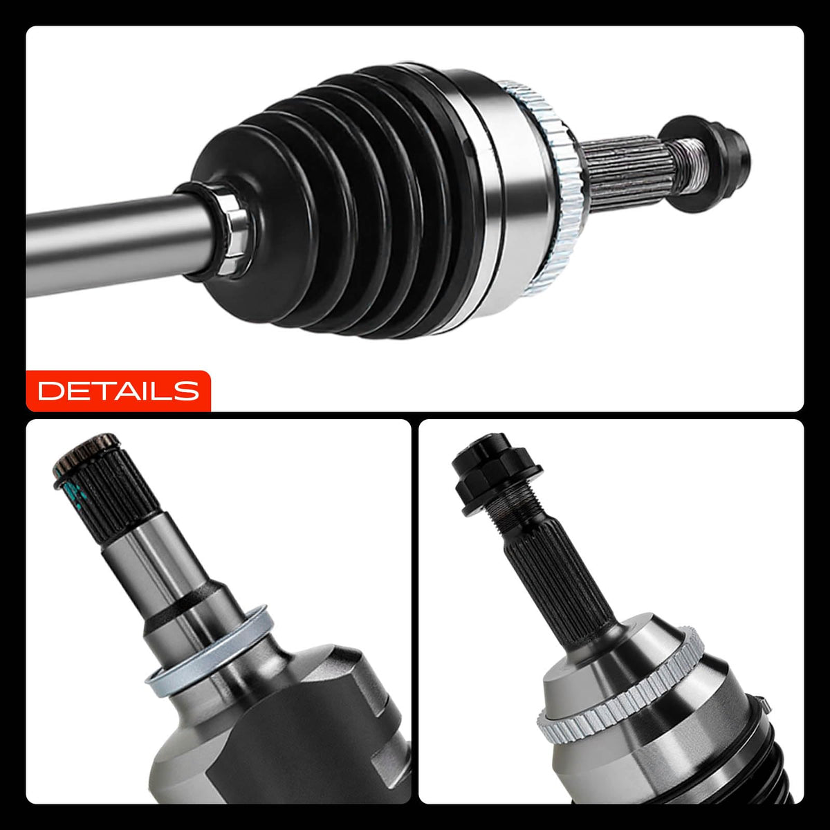 Set of 2 Front CV Axle Shaft Assembly Z57126