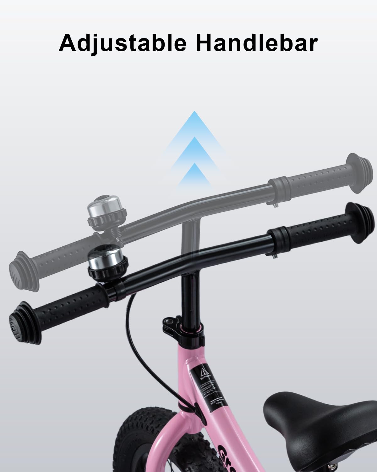 16" Pink Kids Balance Bike Y6237