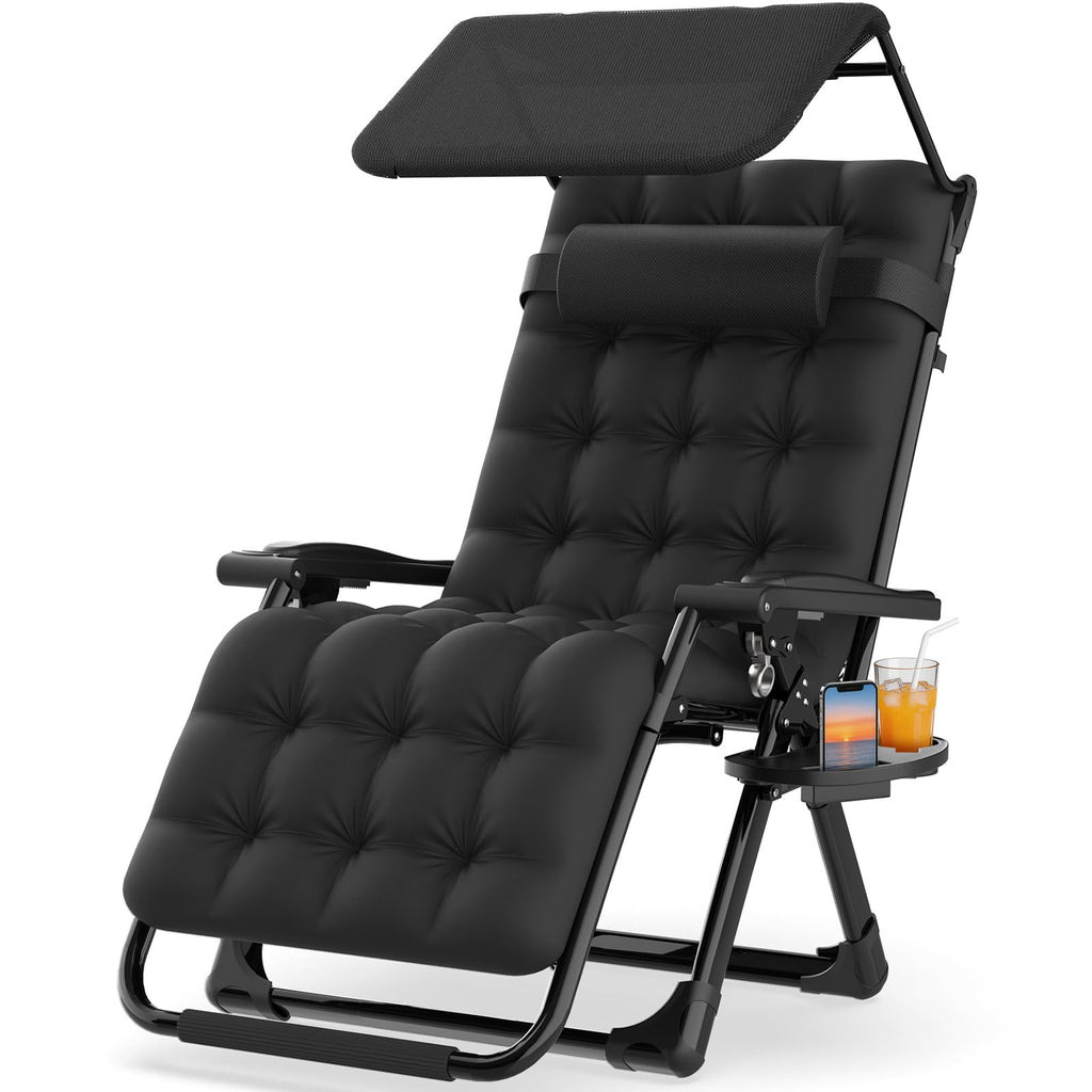 Zero Gravity Reclining Camping Chair with Canopy R73207