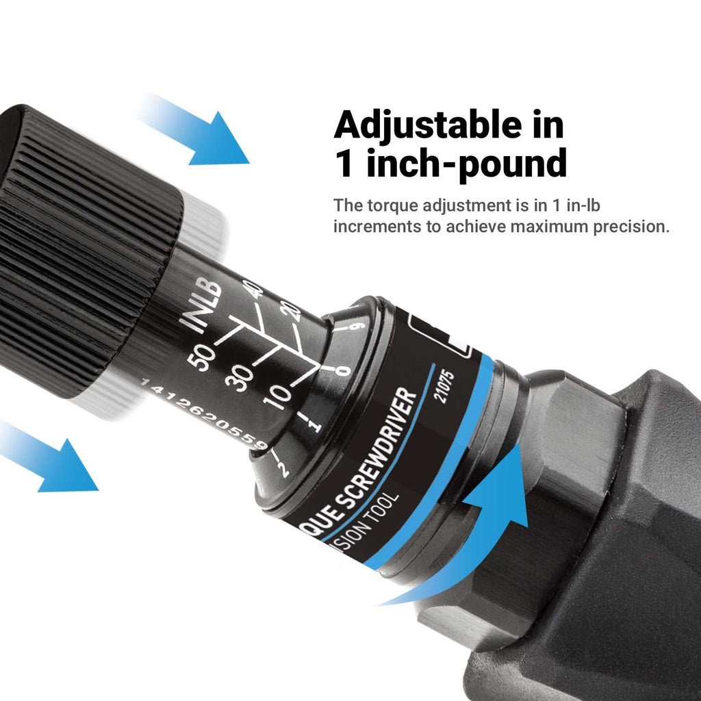 Black 10-50 in-lbs Torque Screwdriver Set R768880