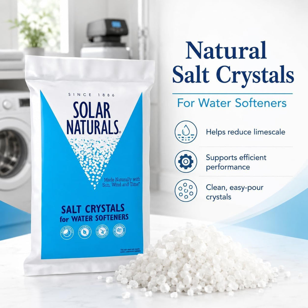 40 lb Natural Solar Salt Crystals Z646142