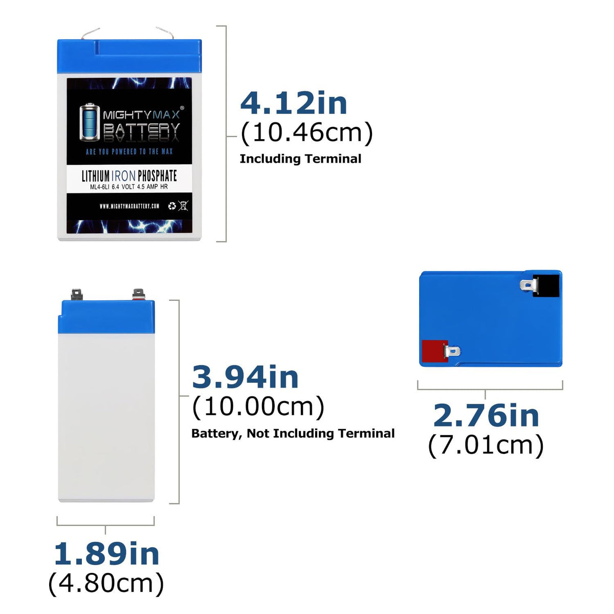 6V 4.5AH Lithium Replacement Battery D9277