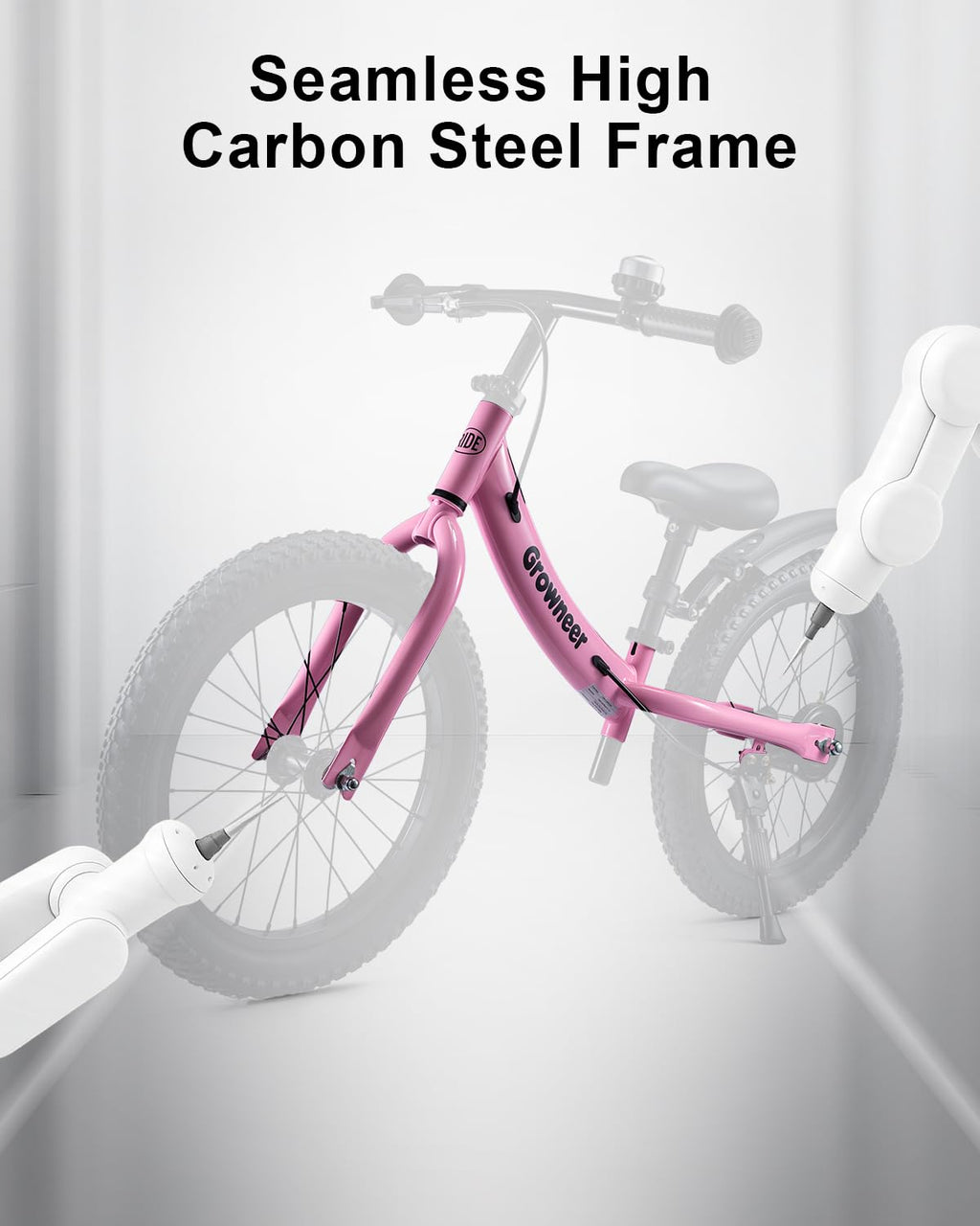16" Pink Kids Balance Bike Y6237