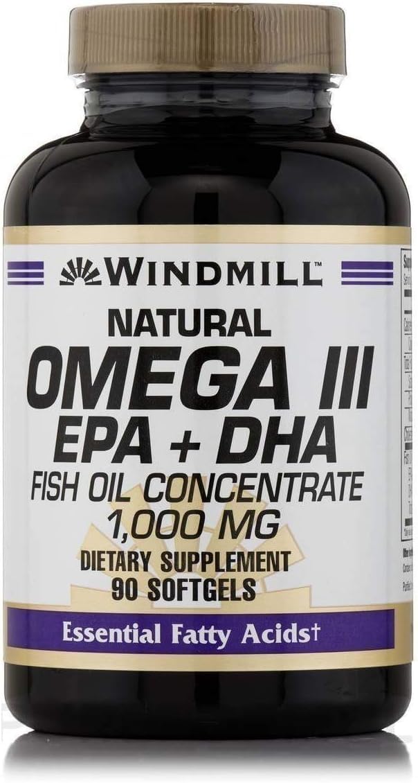 Omega-3 EPA & DHA 1,000 mg Softgels 90 Softgels 4 Bottles A8453