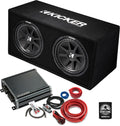 12" 600 Watt Vented Subwoofer and Amp Package V6253