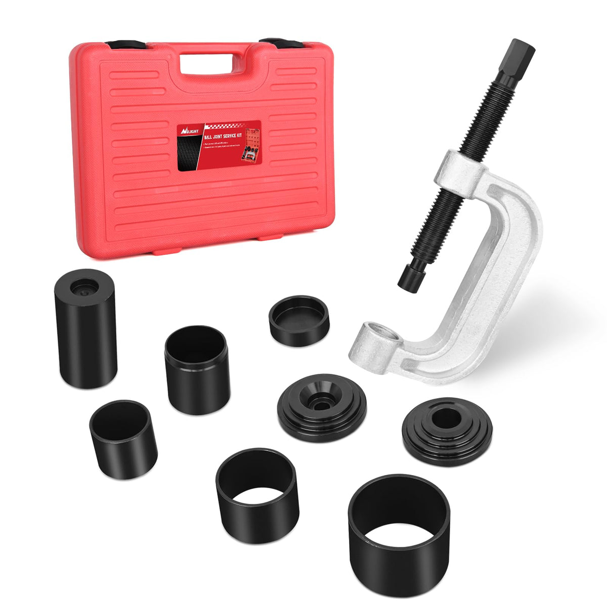 Ball Joint Press Kit, 10pcs Removal and Installation Tool Set Y601378