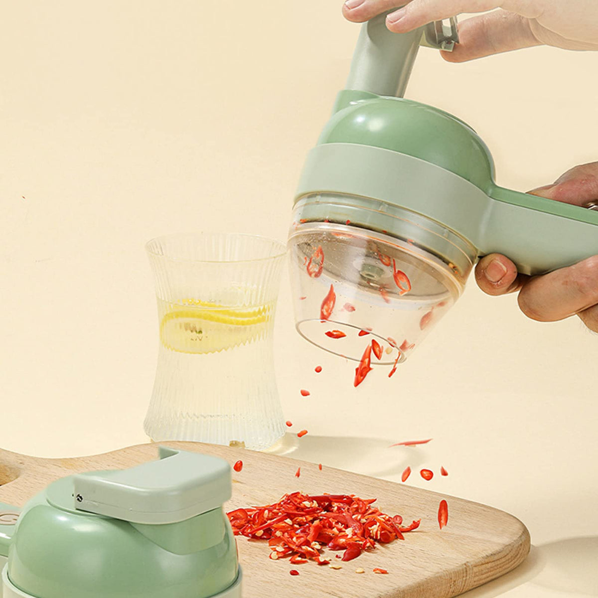 4 in 1 Cordless Electric Vegetable Cutter Set R7077