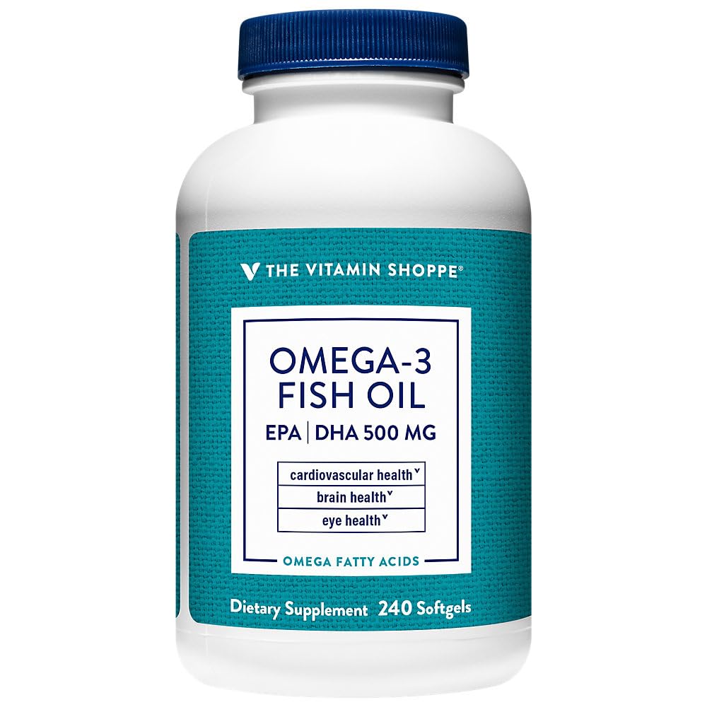 Omega 3 Fish Oil 1000 MG 240 Softgels B246703