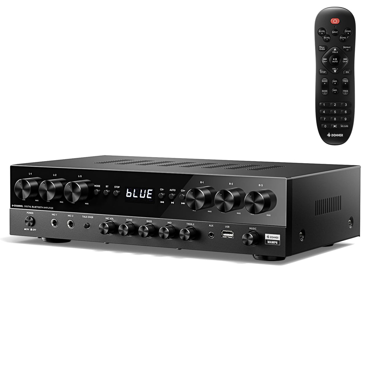 1000W 6 Channel Bluetooth Stereo Receiver M5458