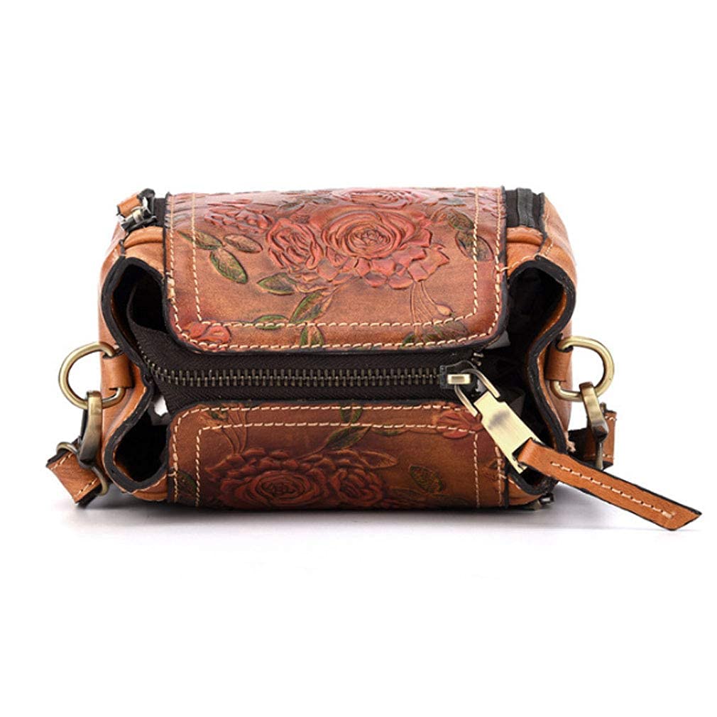 Small Leather Shoulder Bag Crossbody Pack T1173