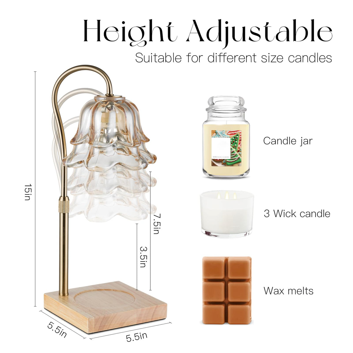 Candle Warmer Lamp with Timer Y680