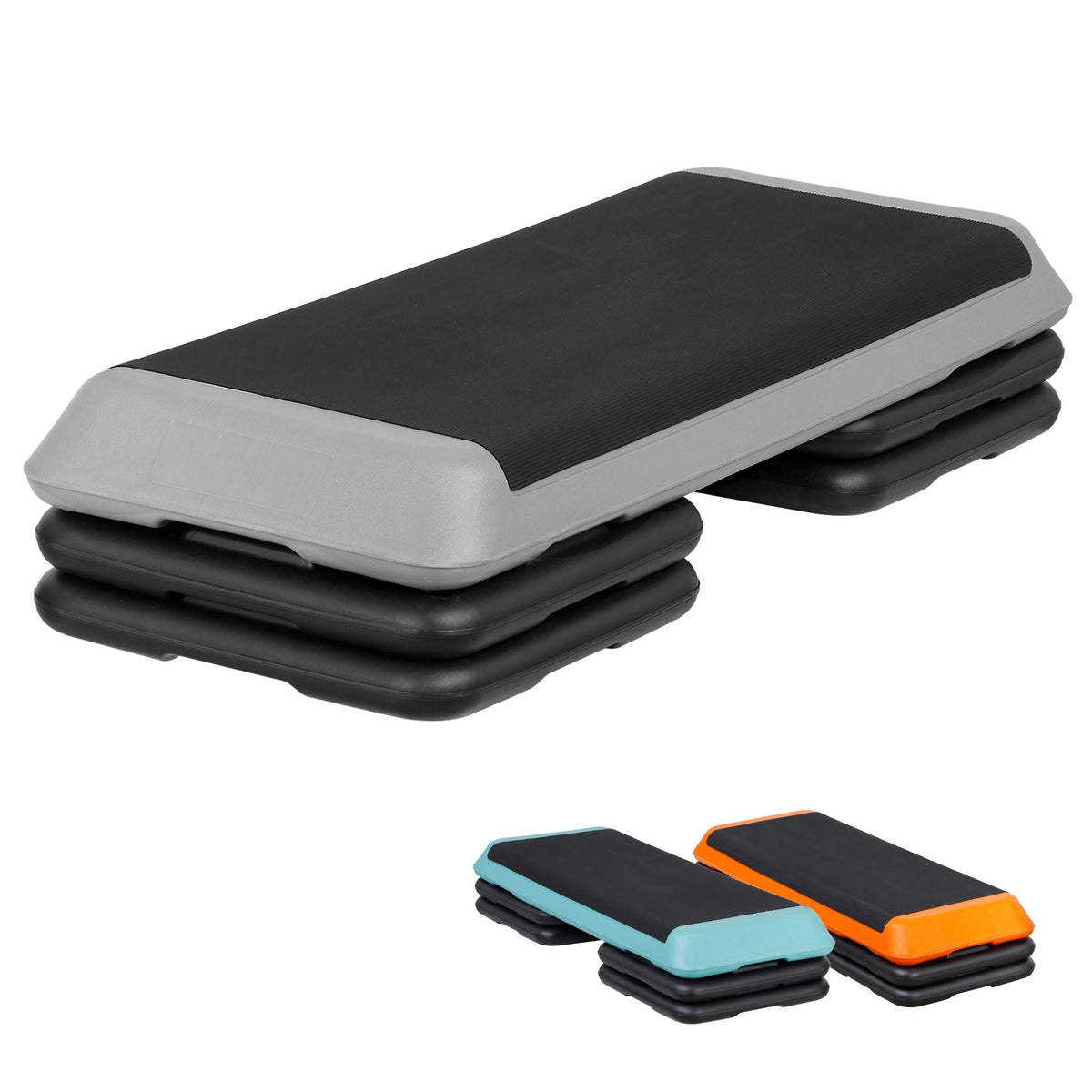 Adjustable Aerobic Stepper with 4 Risers S8985