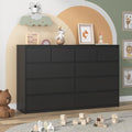 Black 10 Drawer Wood Dresser E683148