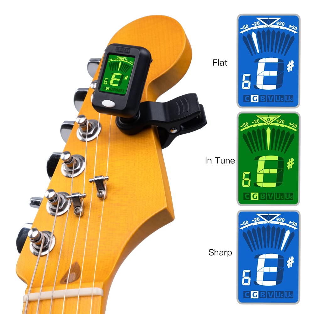 Clip on Chromatic Tuner 4PCS Black B70744