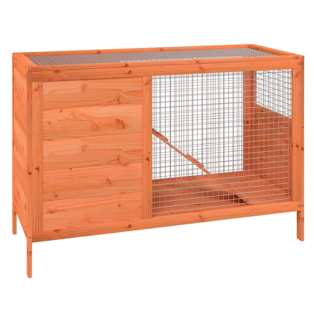 2-Tier Solid Pine Wood Rabbit Hutch G451