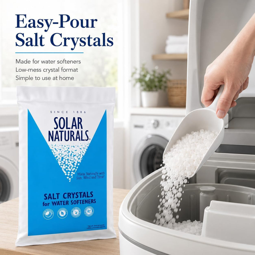 40 lb Natural Solar Salt Crystals Z646142