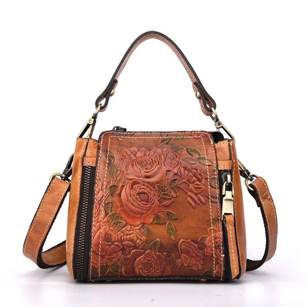 Small Leather Shoulder Bag Crossbody Pack T1173