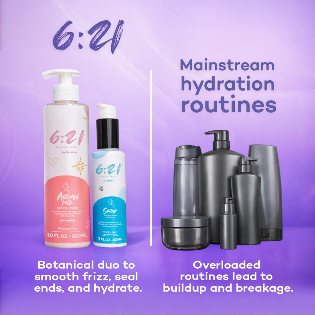 Argan Repair Leave-In Conditioner + Anti-Frizz Serum Y905