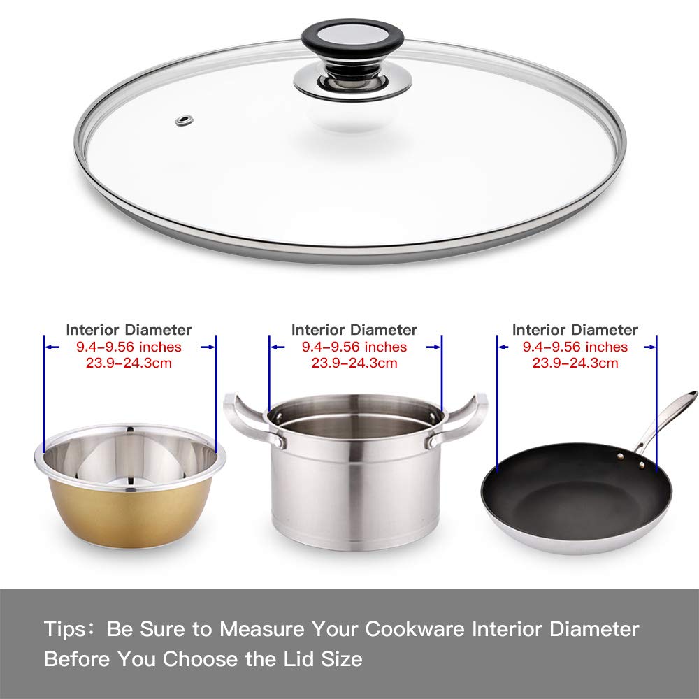 Glass Lid for Frying Pan 9.5"/24cm K94696