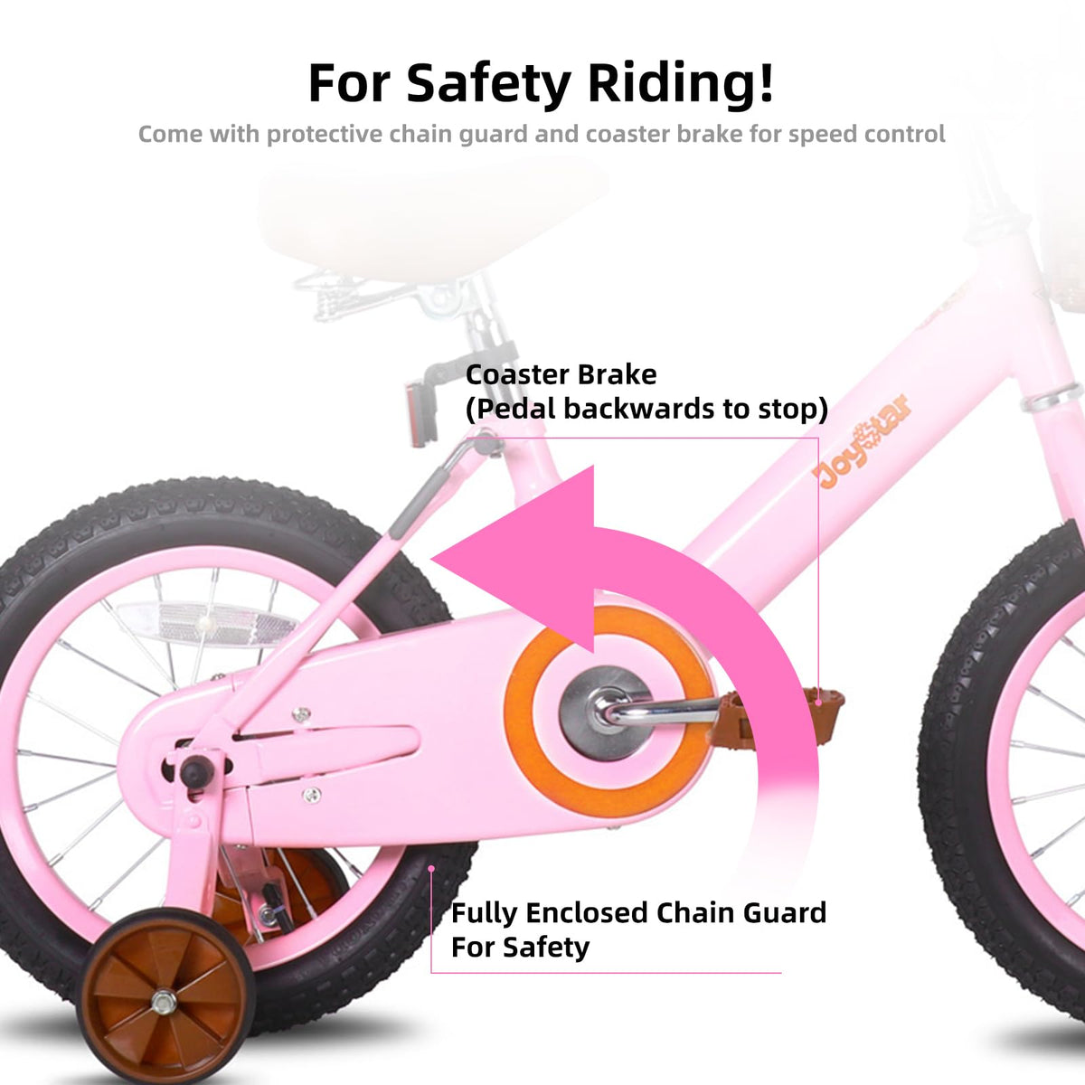 12-16" Kids Bike with Training Wheels X86805