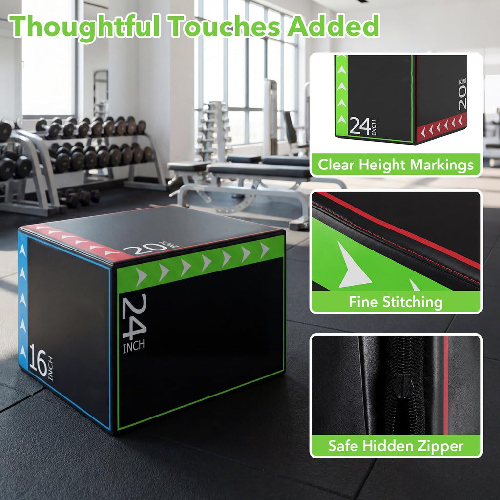 Plyometric Jump Box 3-in-1 E90523