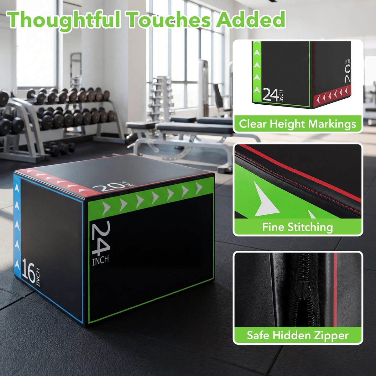 Plyometric Jump Box 3-in-1 E90523