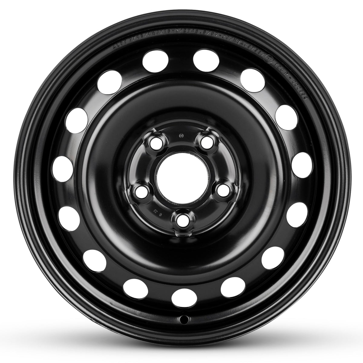 16 Inch Painted Black Car Wheel Q848501