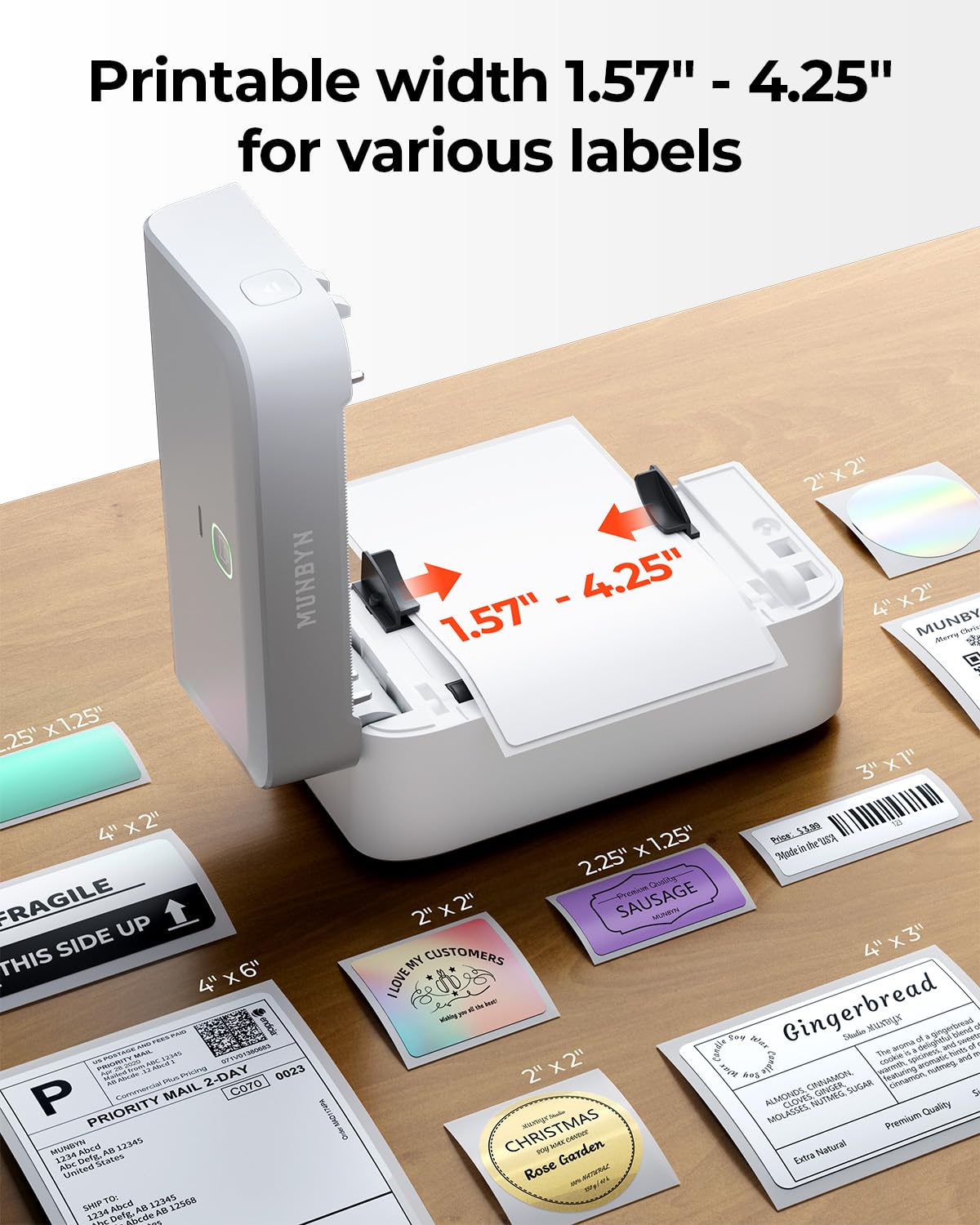 Bluetooth Thermal Label Printer W57766