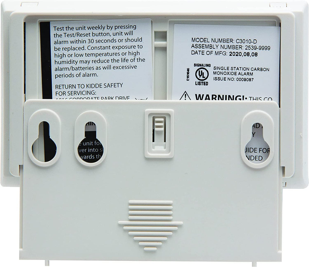 Carbon Monoxide Detector with 10-Year Battery, Digital Display, 2 Pack L990