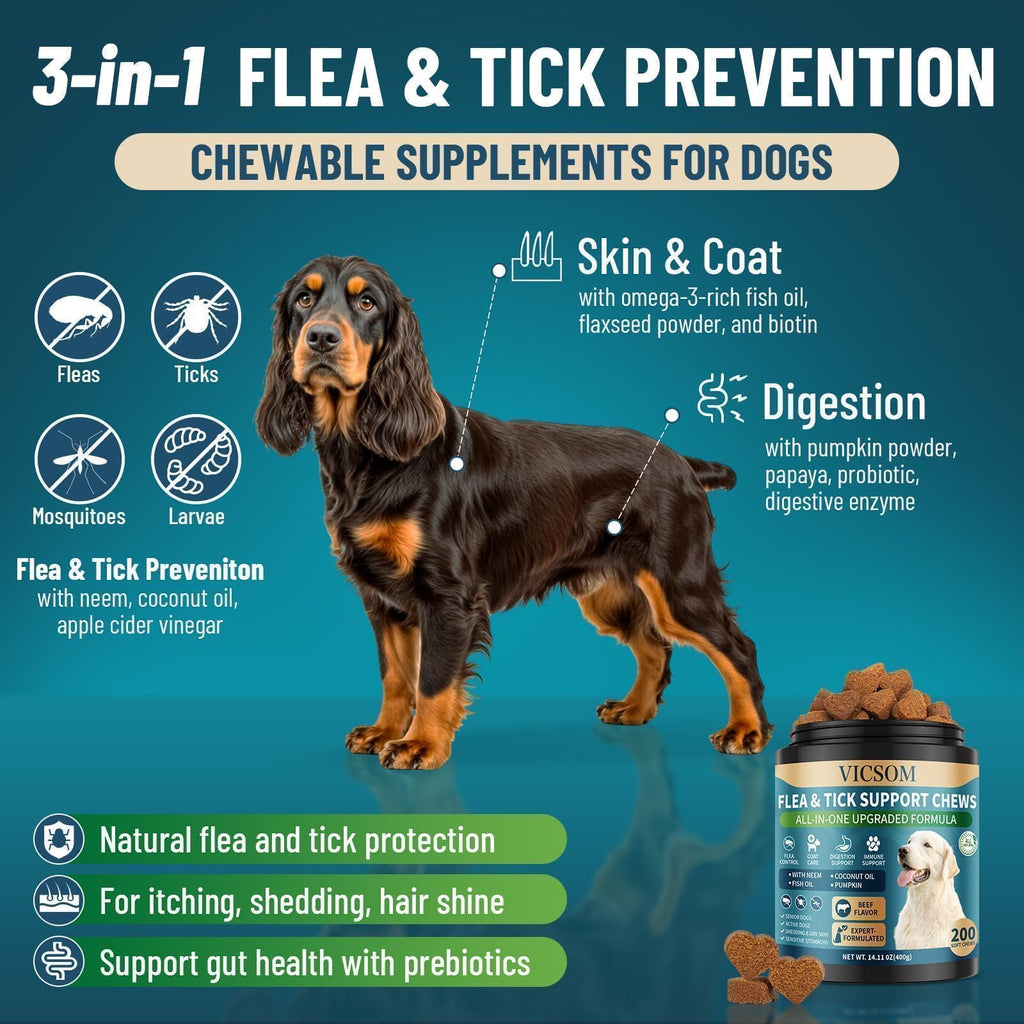 Chewable Flea and Tick Prevention for Dogs V47744
