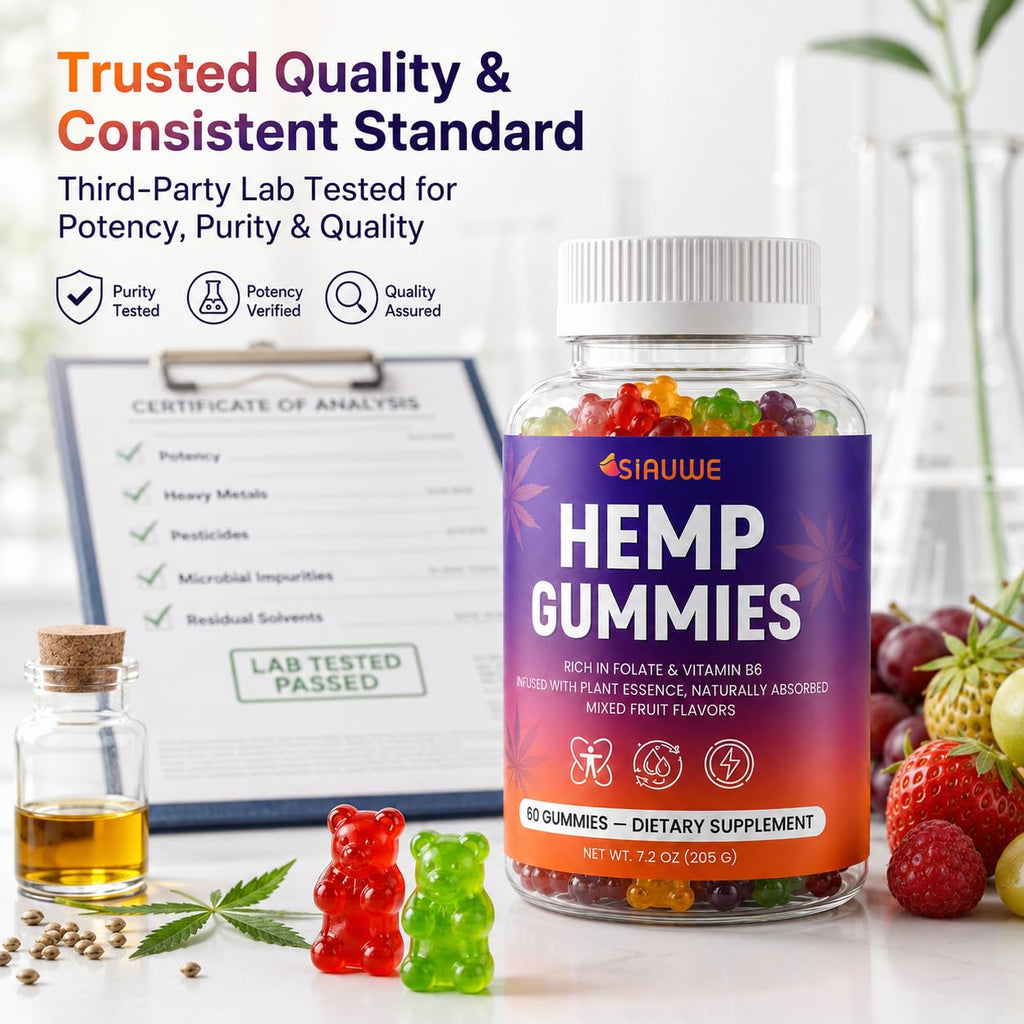 Sugar Free Hemp Gummies 60 Count H21339