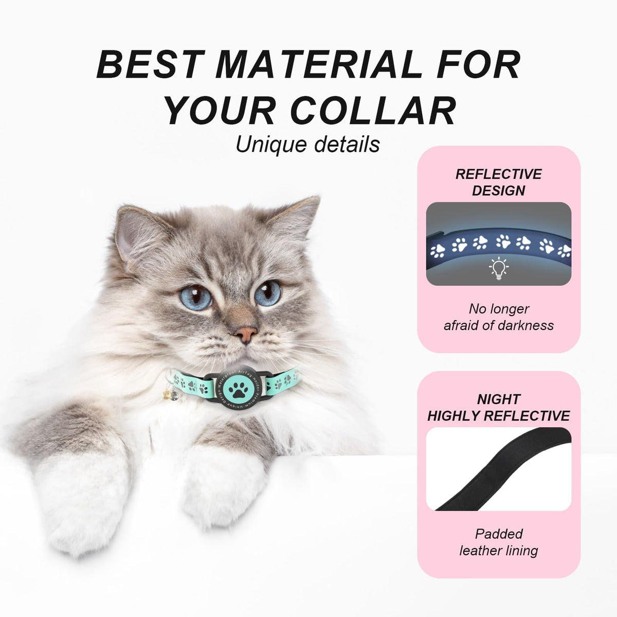 GPS Cat Tracker Collar Blue B490318