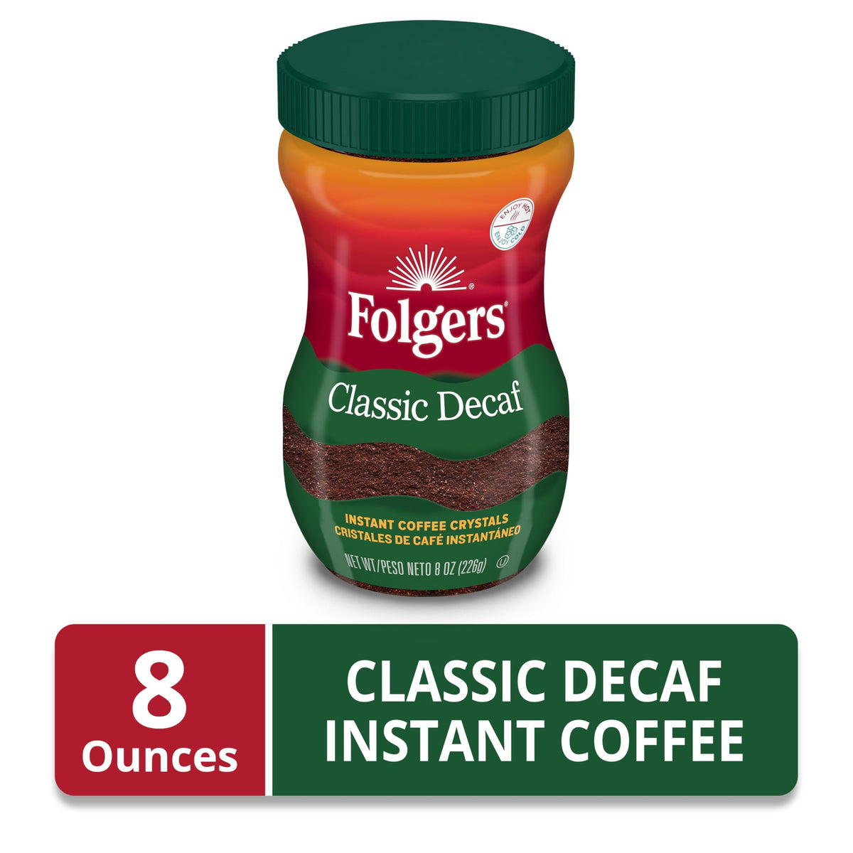 Classic Decaf Instant Coffee 8 Oz J974040