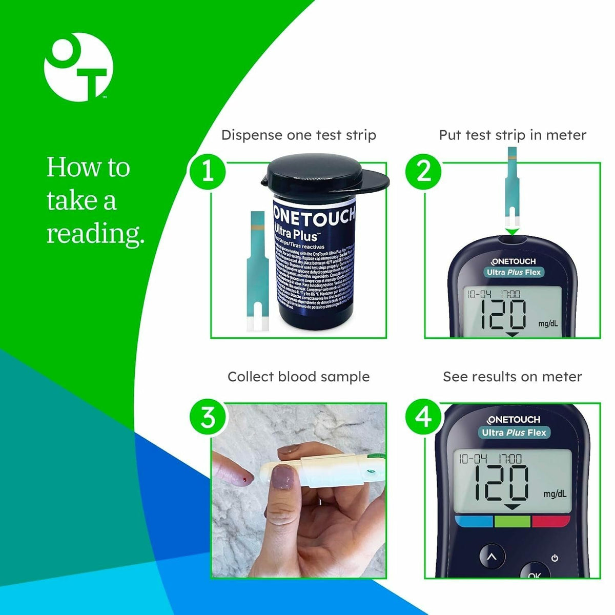 Blood Glucose Test Kit with Meter, Strips, Lancets, Pouch C156