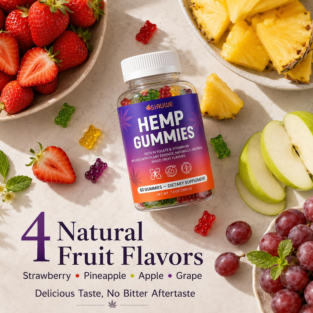 Sugar Free Hemp Gummies 60 Count H21339