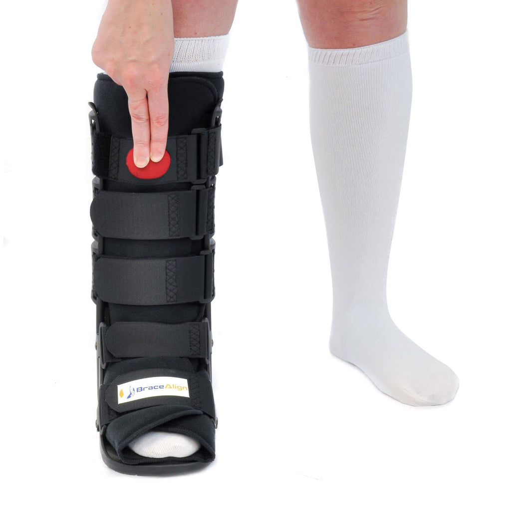 Tall CAM Walker Boot + Ankle & Foot Ice Pack Cold Wrap T567615