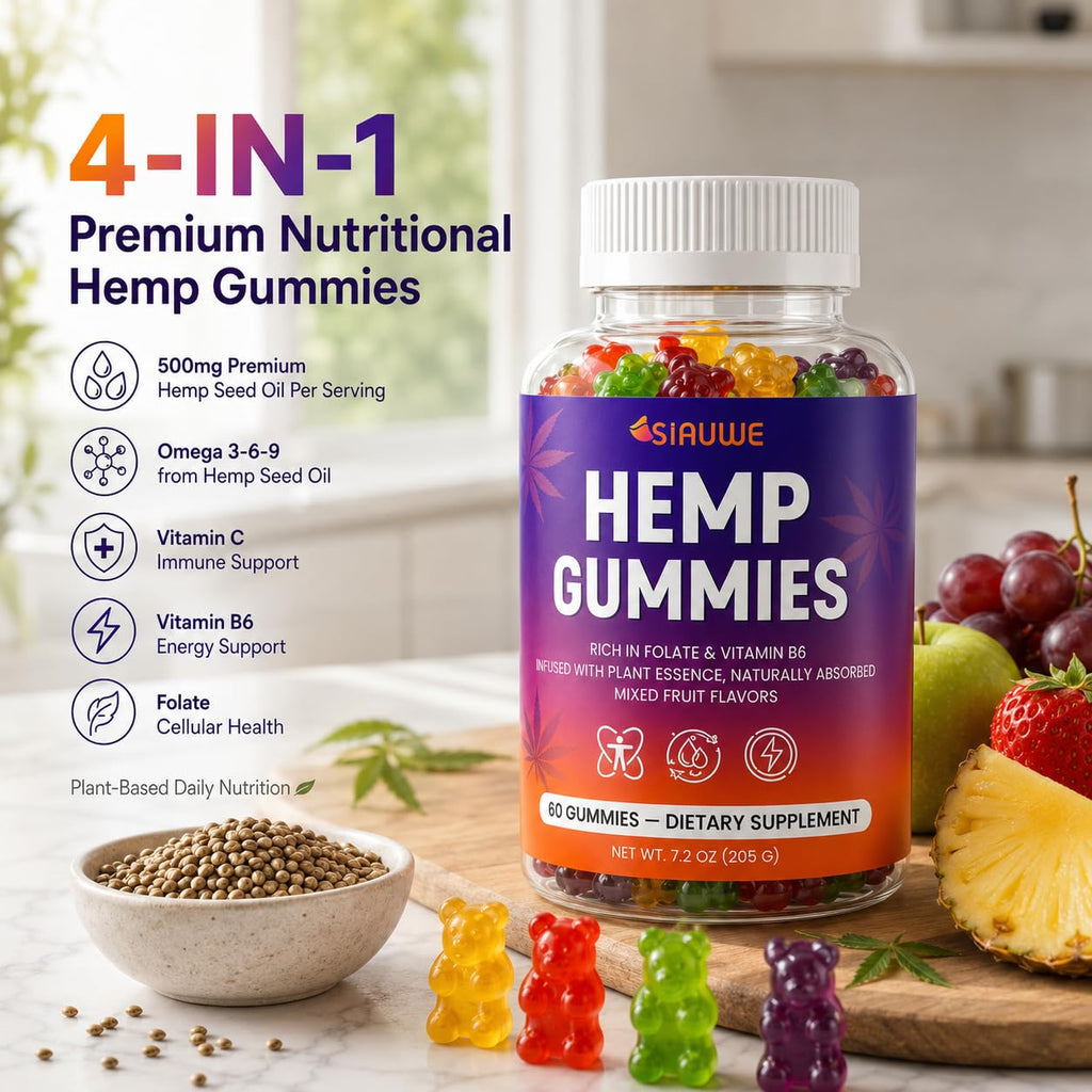 Sugar Free Hemp Gummies 60 Count H21339