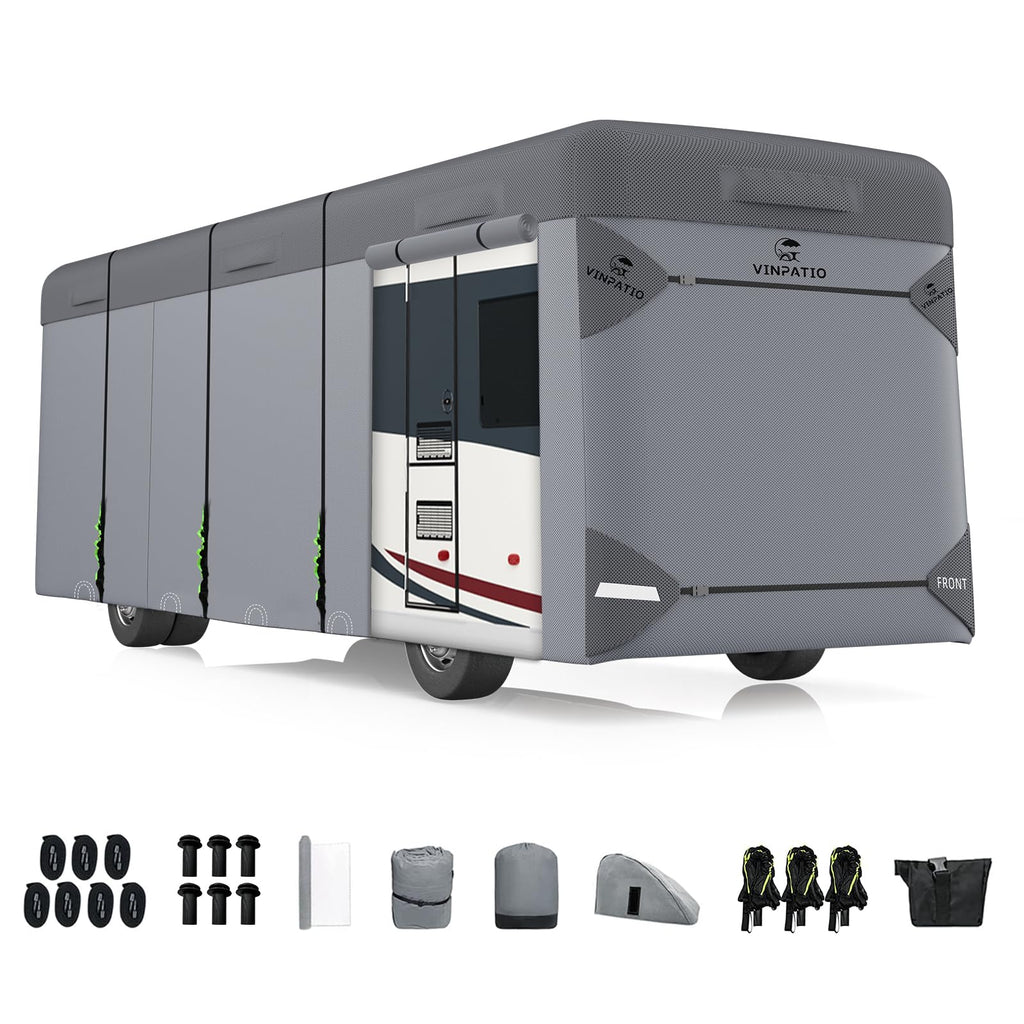 Class A RV Cover 7 Layers 34'-37' Windproof Waterproof N14776