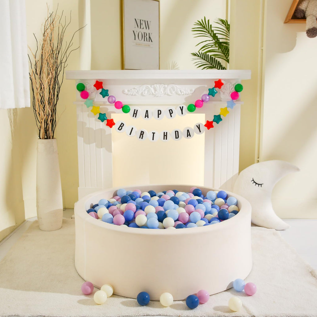 Cream Ball Pit Balls 100 Balls 2.2 Inch Y29328