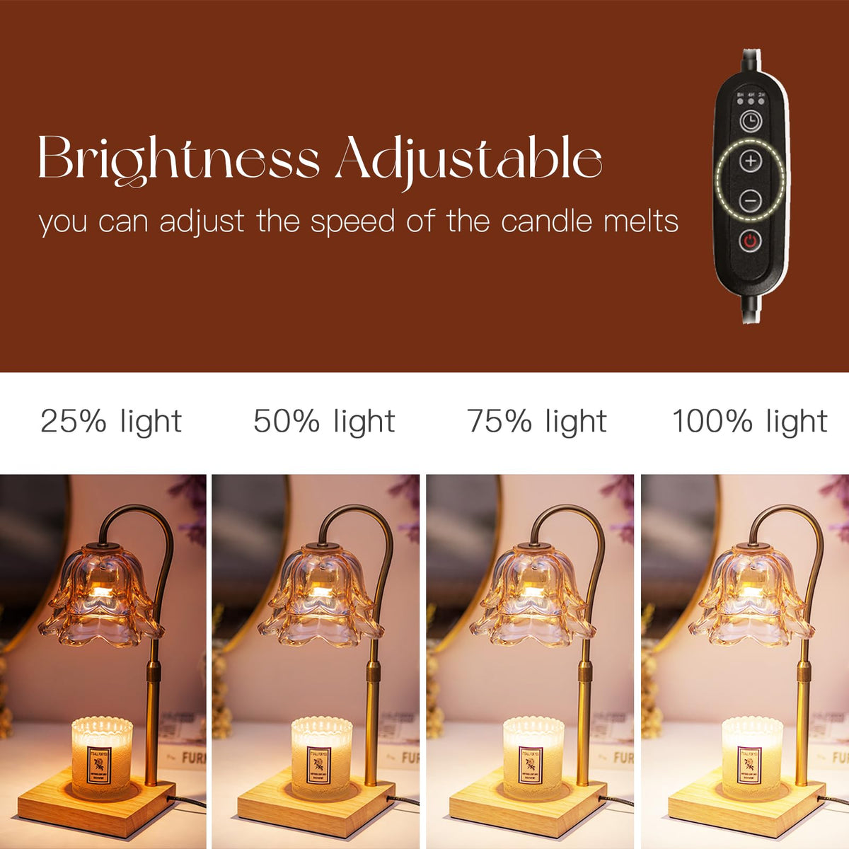 Candle Warmer Lamp with Timer Y680