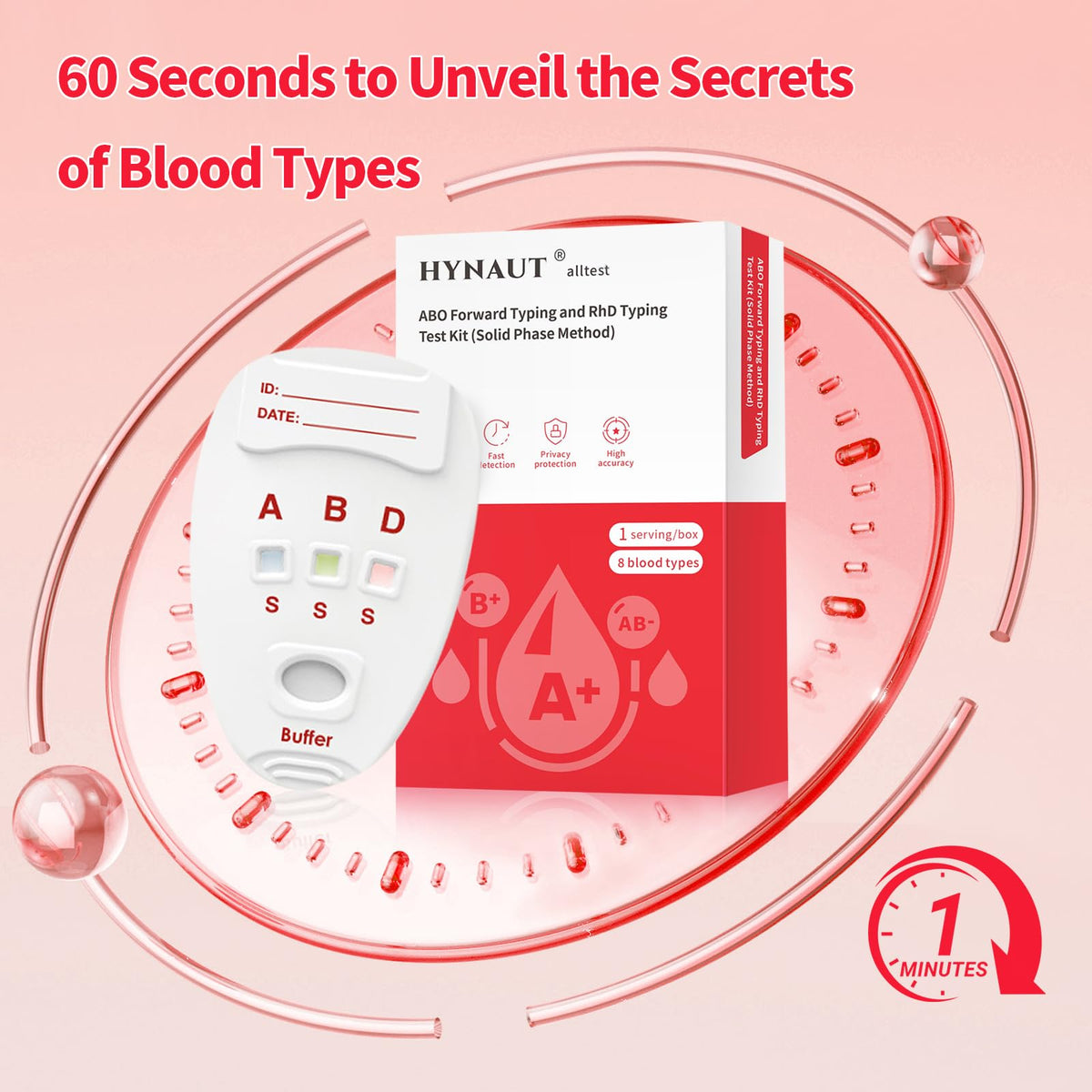 Type 8 Blood Test Kit 2 Test S564