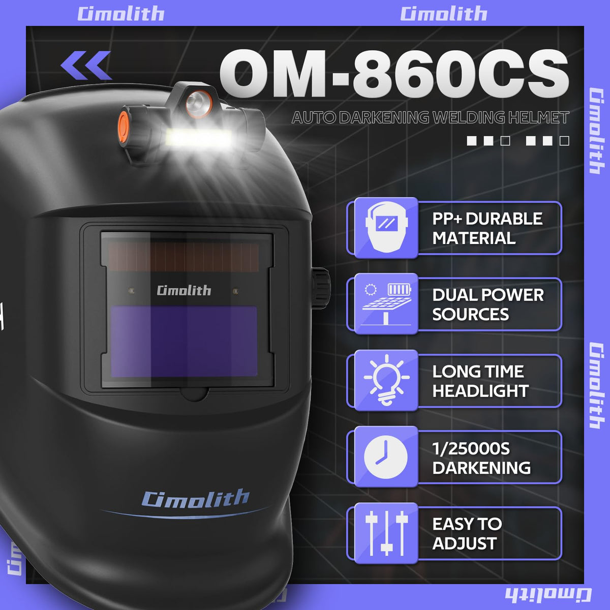 Auto-Darkening Welding Helmet True Color Shade 4/9-13 K366934